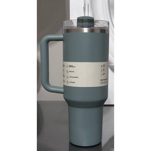 Stanley Quencher H2.0 FlowState Tumbler 40oz, SHALE - Picture 2 of 4